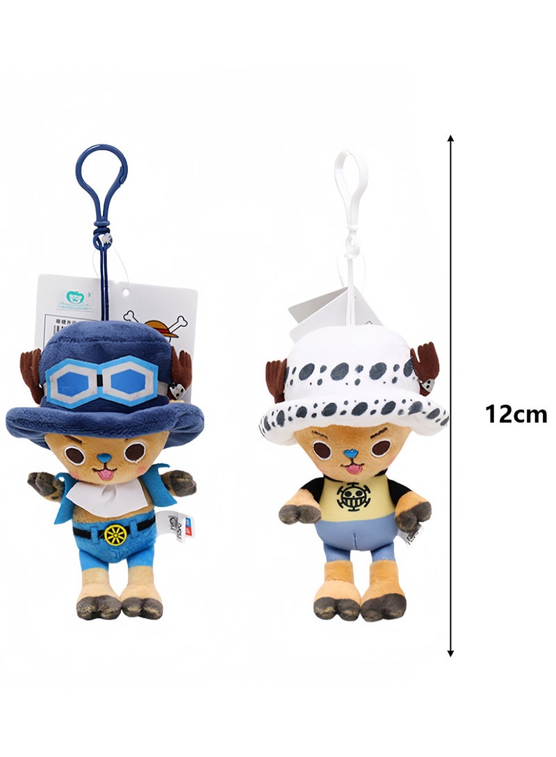 2-Pack One Piece Series Plush Doll Pendant Accessories (Chopper) - Image 2
